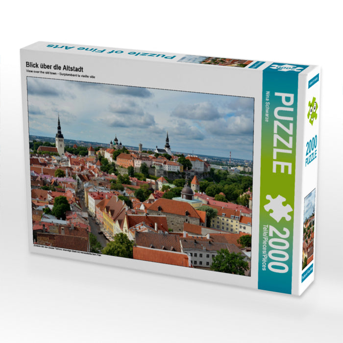 Blick über die Altstadt 2000 Teile Puzzle quer - CALVENDO Foto-Puzzle'