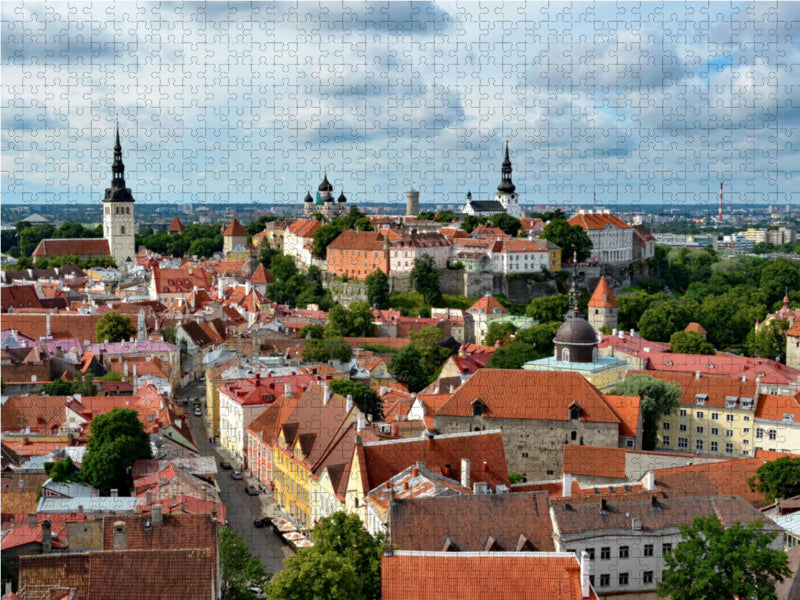Blick über die Altstadt 2000 Teile Puzzle quer - CALVENDO Foto-Puzzle'