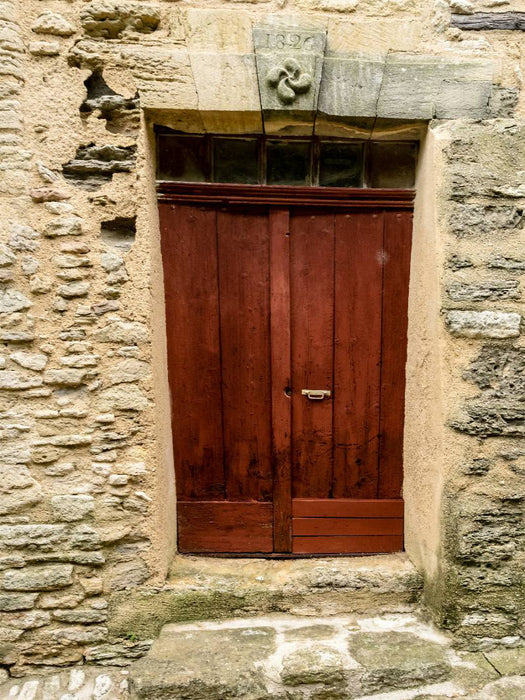 Provence - Tür in Beaumettes - CALVENDO Foto-Puzzle'