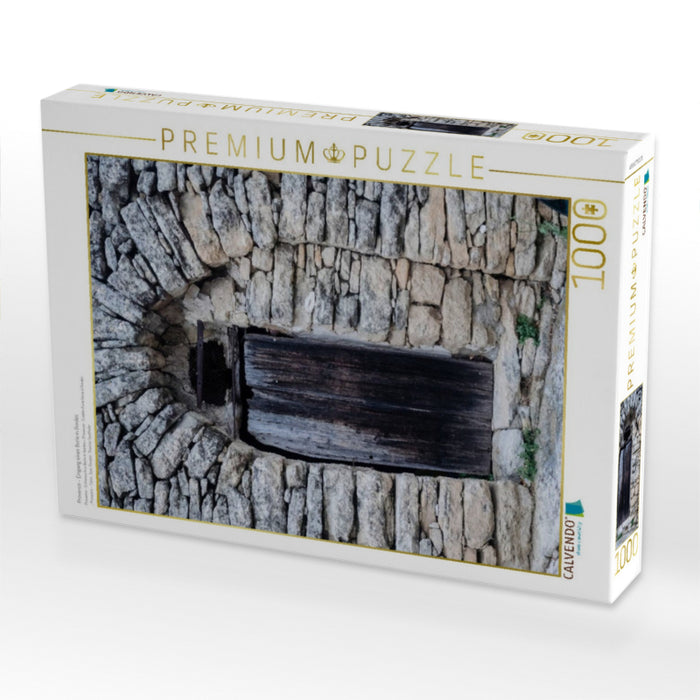 Provence - Eingang eines Borie in Gordes - CALVENDO Foto-Puzzle'