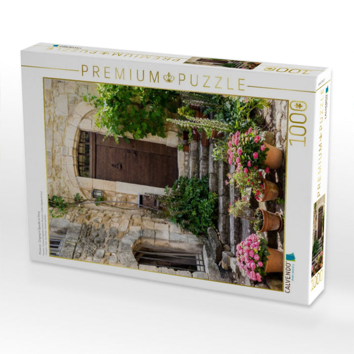 Provence - Eingang in Oppedes le Vieux - CALVENDO Foto-Puzzle'