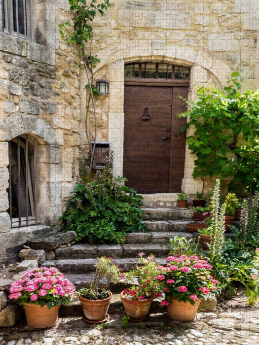 Provence - Eingang in Oppedes le Vieux - CALVENDO Foto-Puzzle'