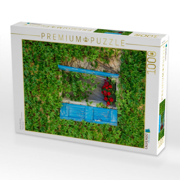Fenster in Bonnieux - CALVENDO Foto-Puzzle'