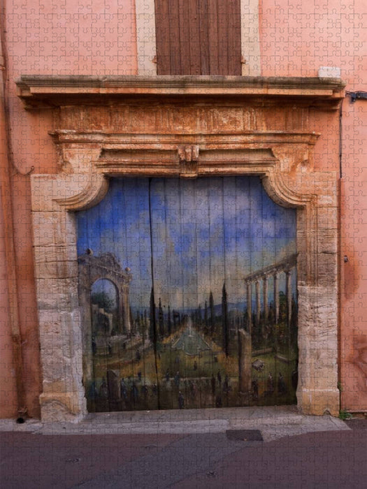 Toreingang in Roussillon - CALVENDO Foto-Puzzle'