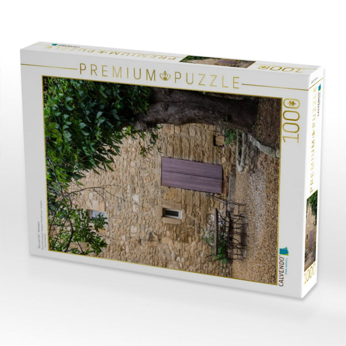 Türe zum Hof - Venasque - CALVENDO Foto-Puzzle'
