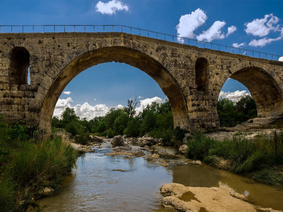 Provence - Pont Julien bei Bonnieux - CALVENDO Foto-Puzzle'