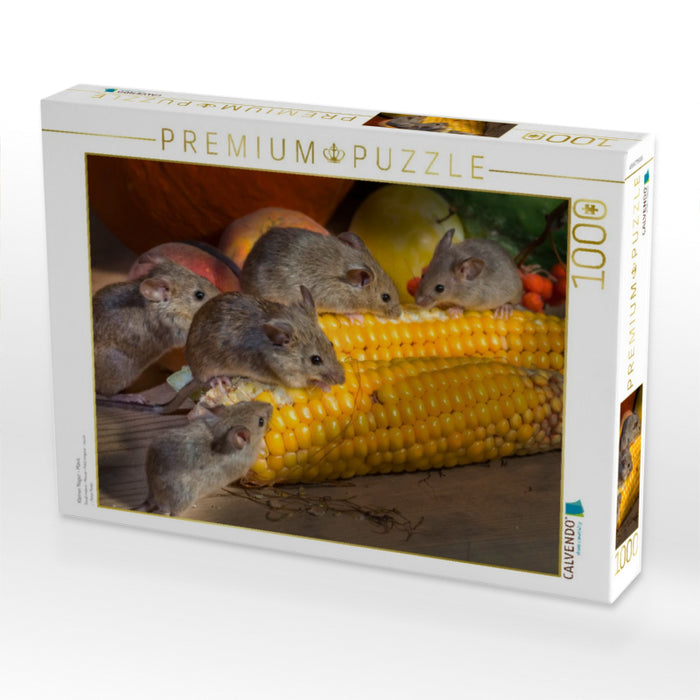 Kleiner Nager - Maus - CALVENDO Foto-Puzzle'