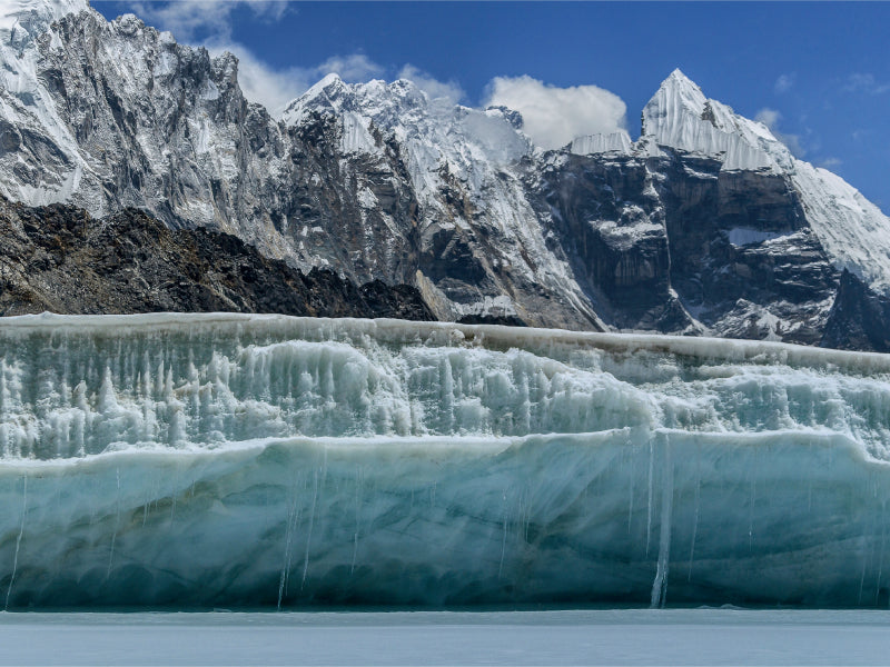 Ein Gletscher am Cho La Pass 1000 Teile Puzzle quer - CALVENDO Foto-Puzzle'