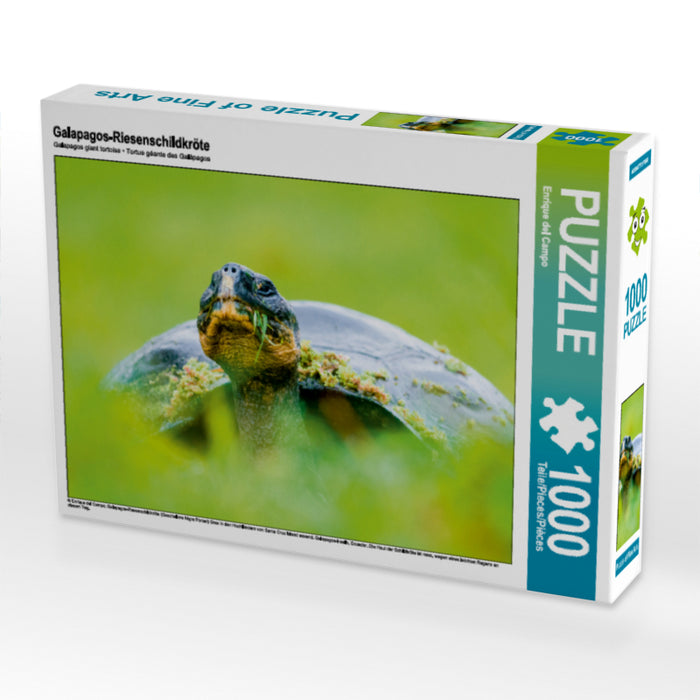Galapagos-Riesenschildkröte 1000 Teile Puzzle quer - CALVENDO Foto-Puzzle'
