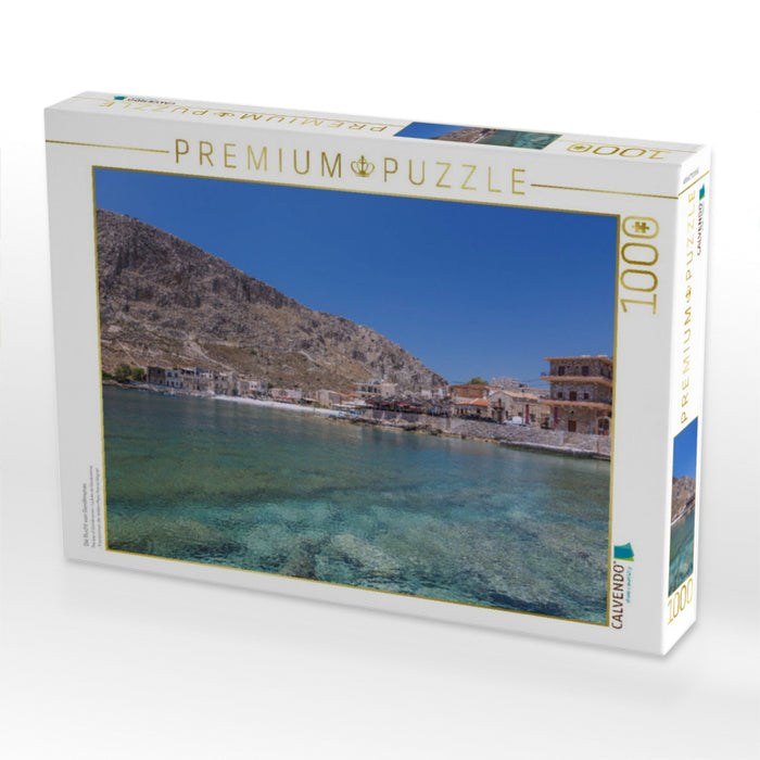 Die Bucht von Gerolimenas - CALVENDO Foto-Puzzle'