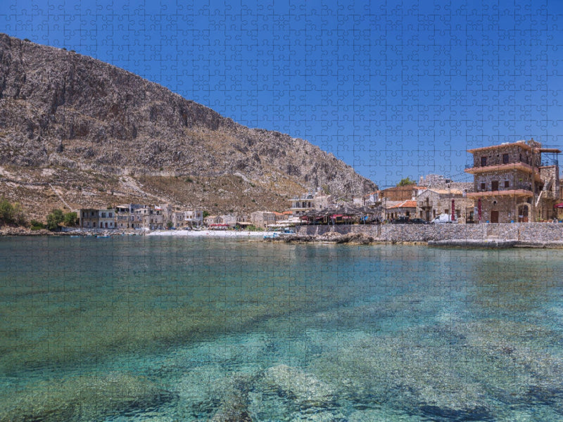 Die Bucht von Gerolimenas - CALVENDO Foto-Puzzle'