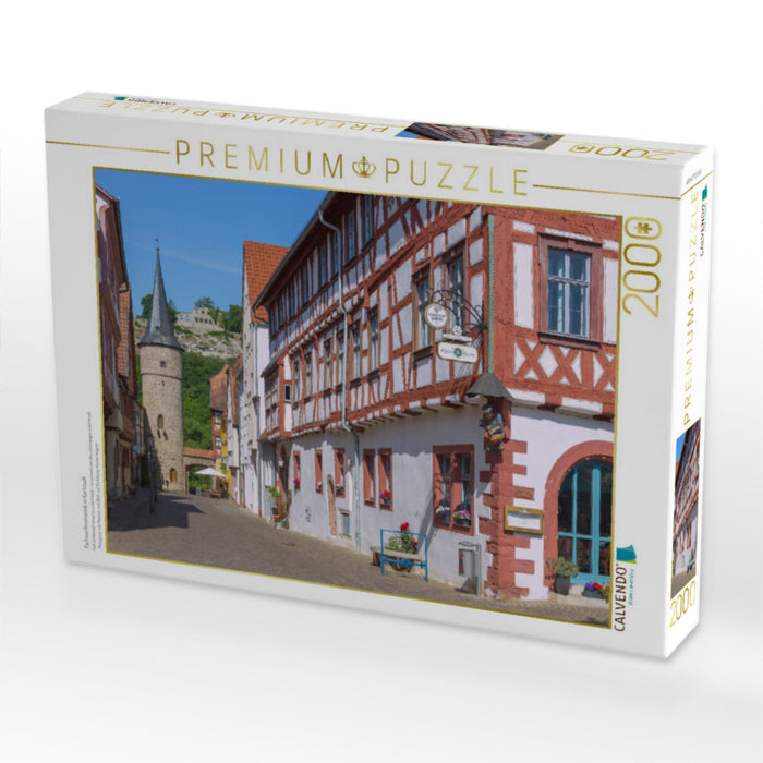 Fachwerkromantik in Karlstadt - CALVENDO Foto-Puzzle'
