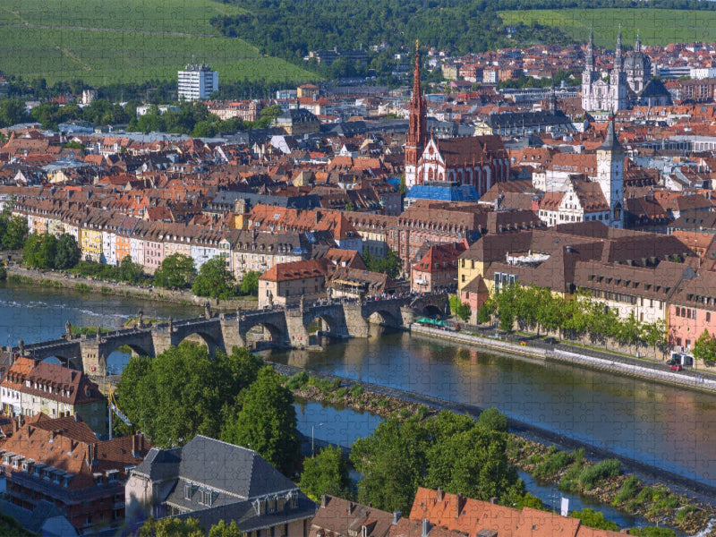 Romantisches Würzburg - CALVENDO Foto-Puzzle'