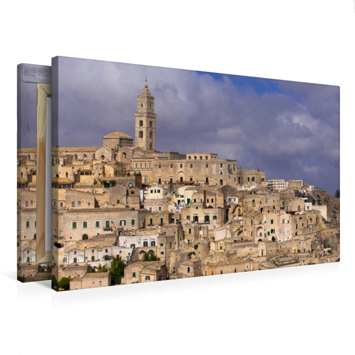 Premium Textil-Leinwand Sassi di Matera - Basilikata, Italien