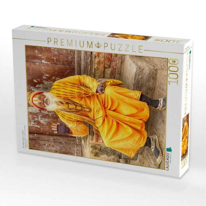 Der heilige Sadhu von Nepal - CALVENDO Foto-Puzzle'