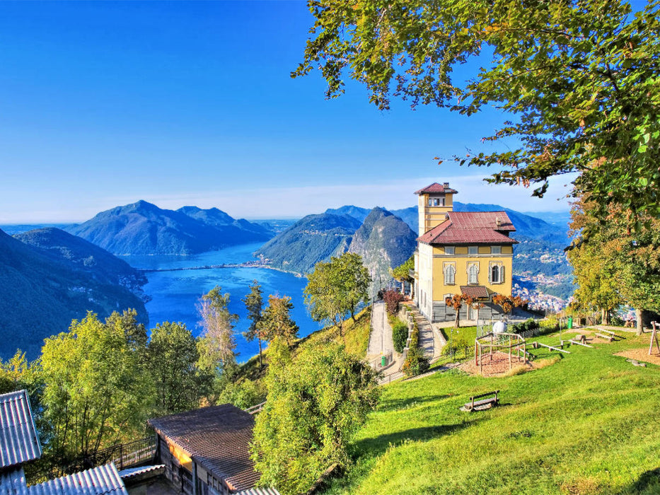 Blick vom Monte Brè - CALVENDO Foto-Puzzle'