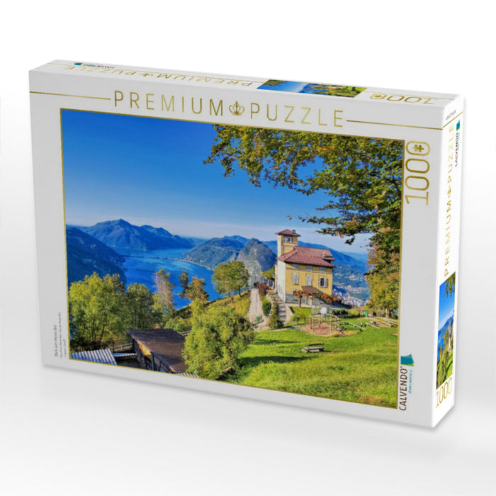 Blick vom Monte Brè - CALVENDO Foto-Puzzle'