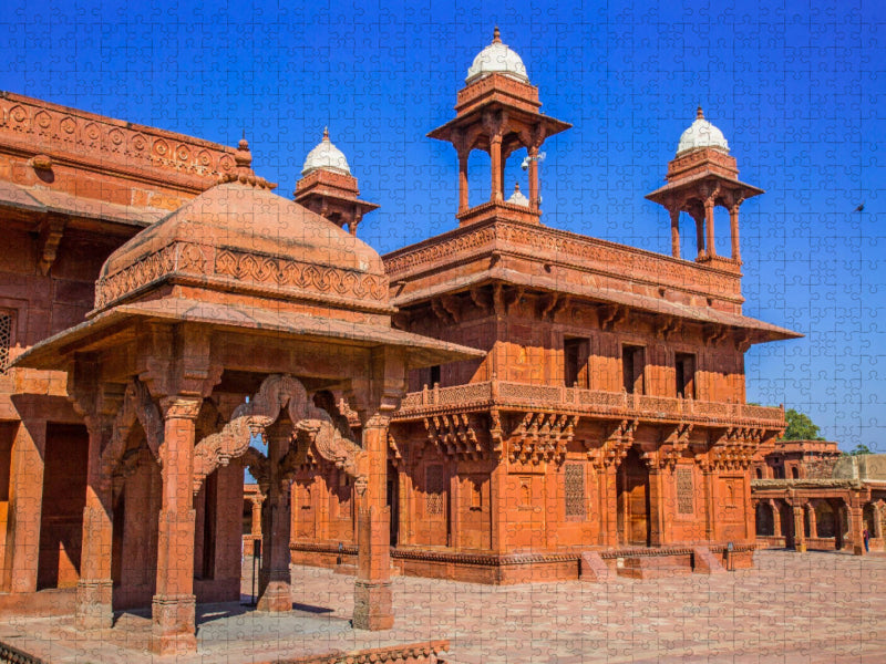 Fatehpur Sikri, die verlassene Stadt - CALVENDO Foto-Puzzle'