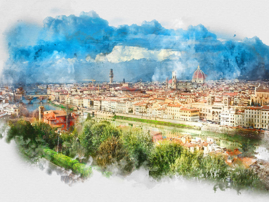 Ein Motiv aus dem Kalender Florenz Hauptstadt der Toskana - CALVENDO Foto-Puzzle'