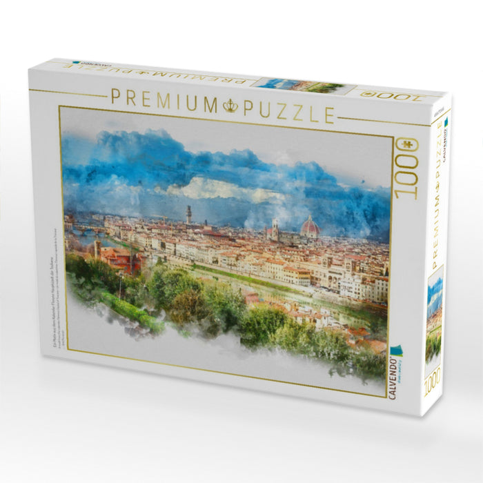 Ein Motiv aus dem Kalender Florenz Hauptstadt der Toskana - CALVENDO Foto-Puzzle'