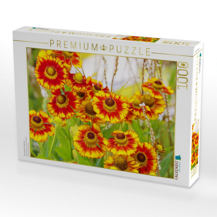 Sonnenbraut Helenium - CALVENDO Foto-Puzzle'
