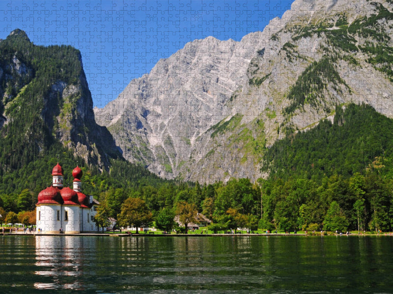 Sankt Bartholmä, Königssee - CALVENDO Foto-Puzzle'