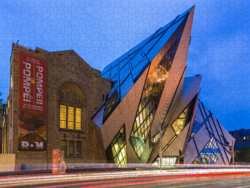 Toronto, Royal Ontario Museum und Michael Lee-Chin Crystal - CALVENDO Foto-Puzzle'