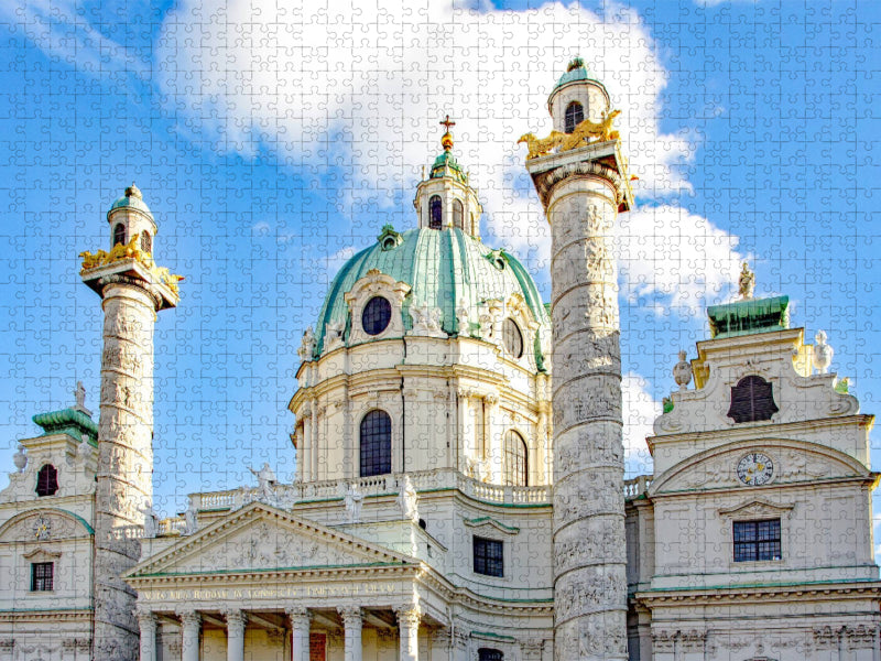 Wiener Karlskirche - CALVENDO Foto-Puzzle'