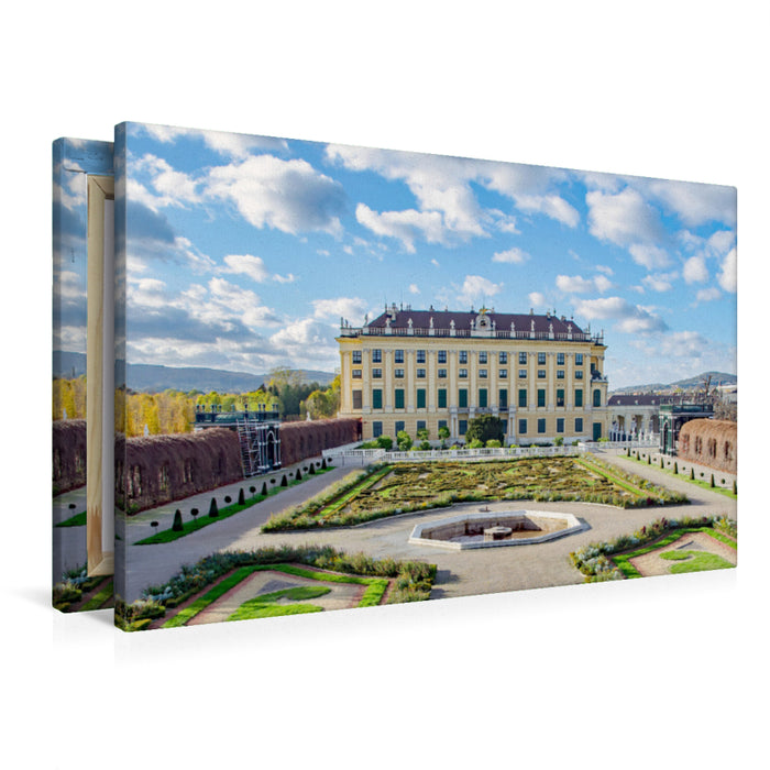 Premium Textil-Leinwand Schloss Belvedere