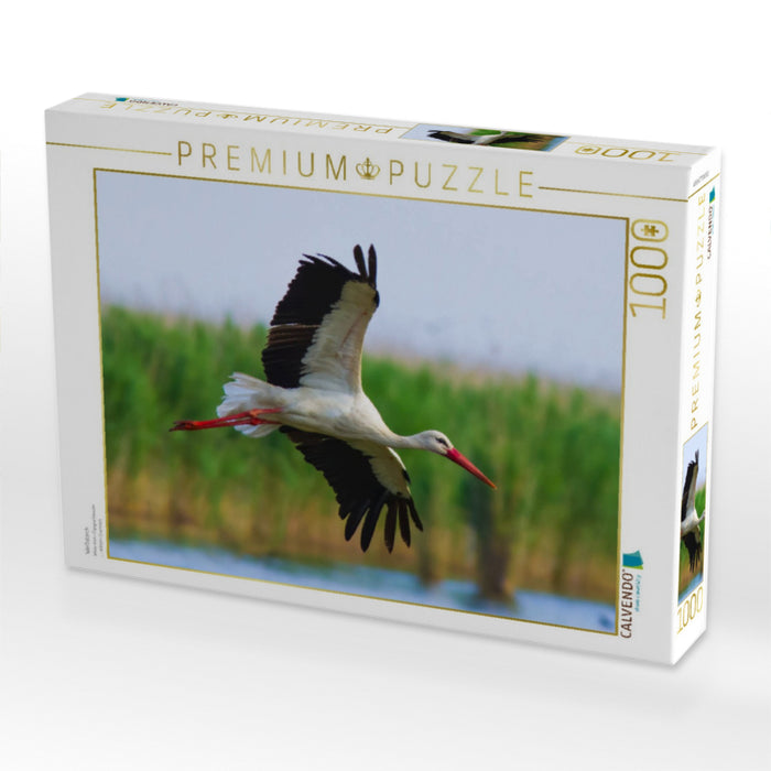 Weißstorch - CALVENDO Foto-Puzzle'
