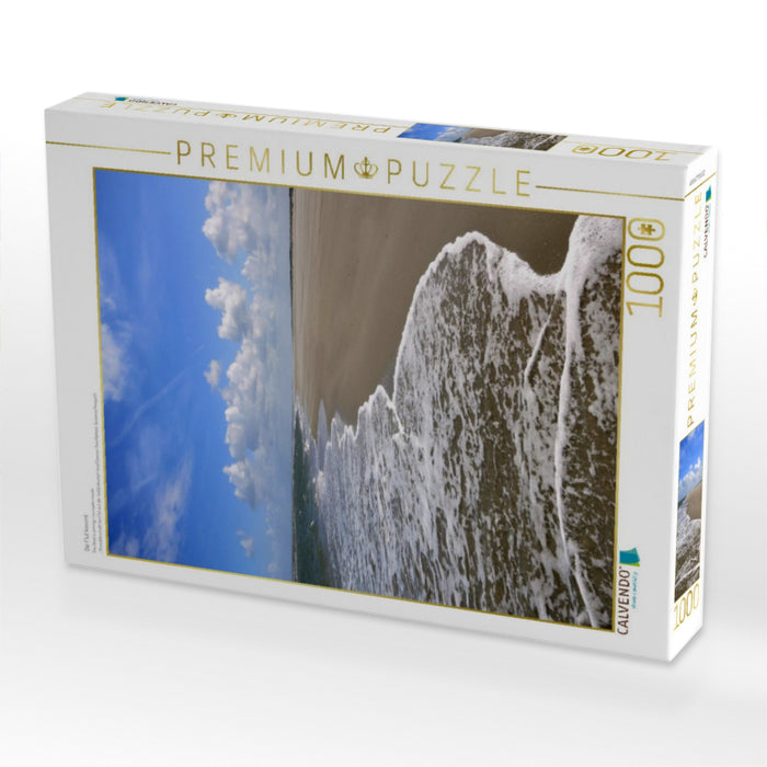 Die Flut kommt - CALVENDO Foto-Puzzle'