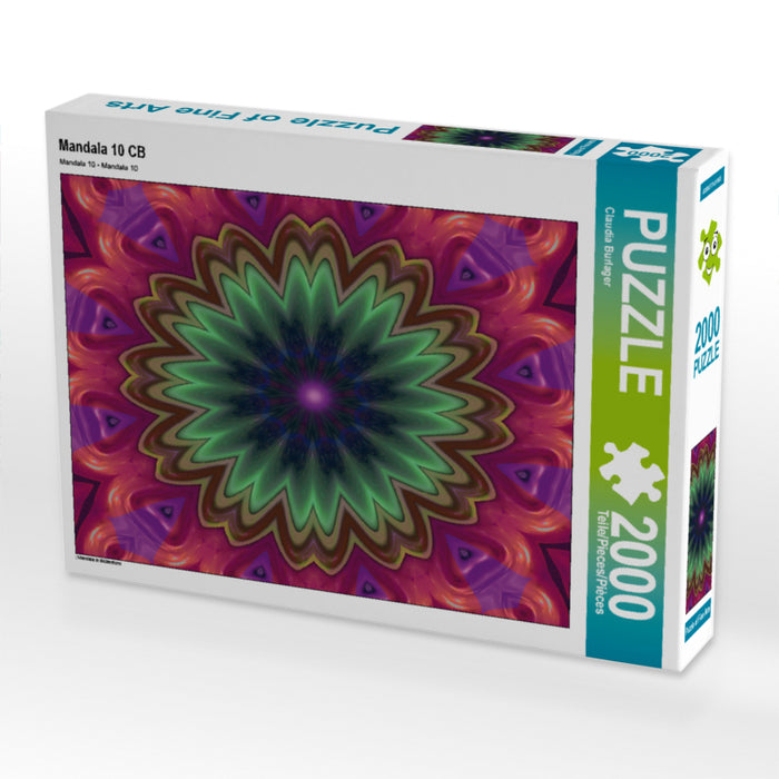 Mandala 10 CB 2000 Teile Puzzle quer - CALVENDO Foto-Puzzle'