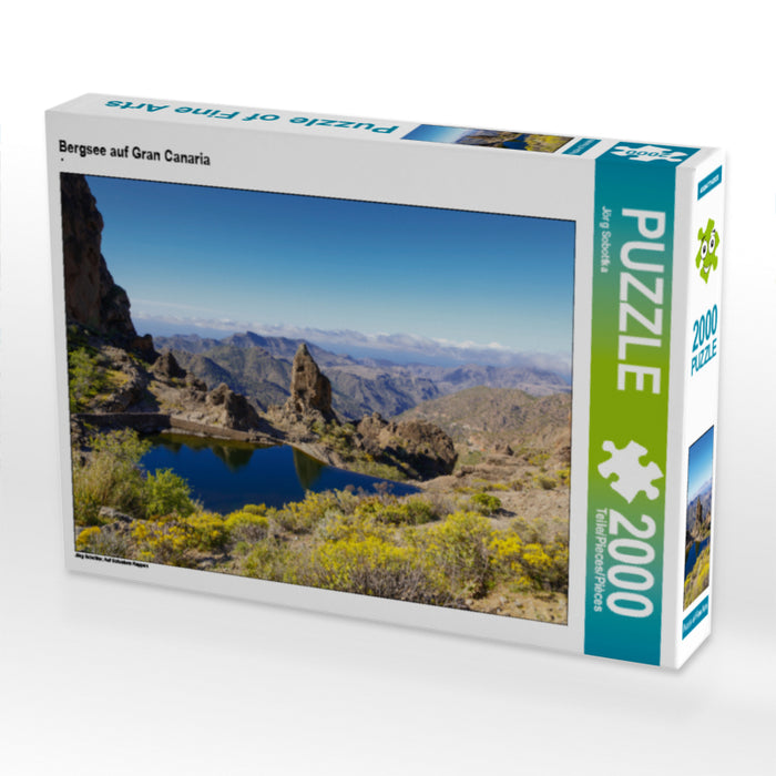 Bergsee auf Gran Canaria 2000 Teile Puzzle quer - CALVENDO Foto-Puzzle'