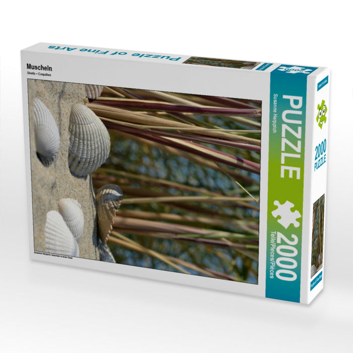 Muscheln 2000 Teile Puzzle hoch - CALVENDO Foto-Puzzle'