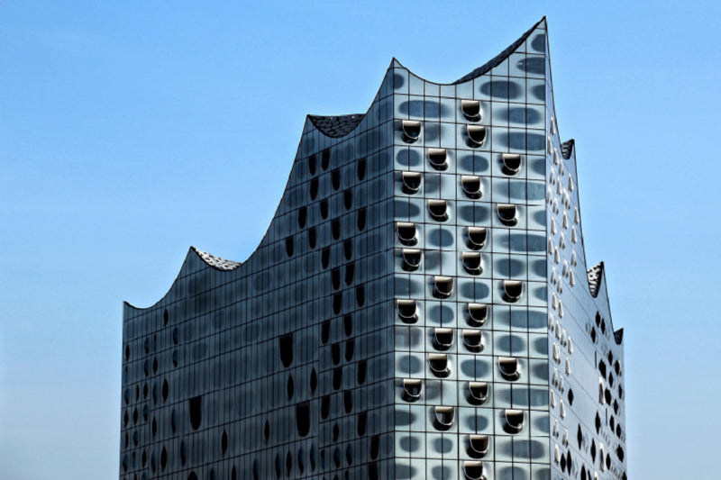 Premium Textil-Leinwand Die Krone der Elbphilharmonie