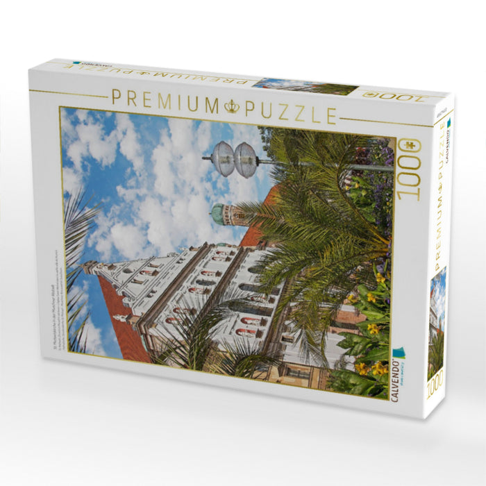 St. Michaelskirche in der Münchner Altstadt - CALVENDO Foto-Puzzle'