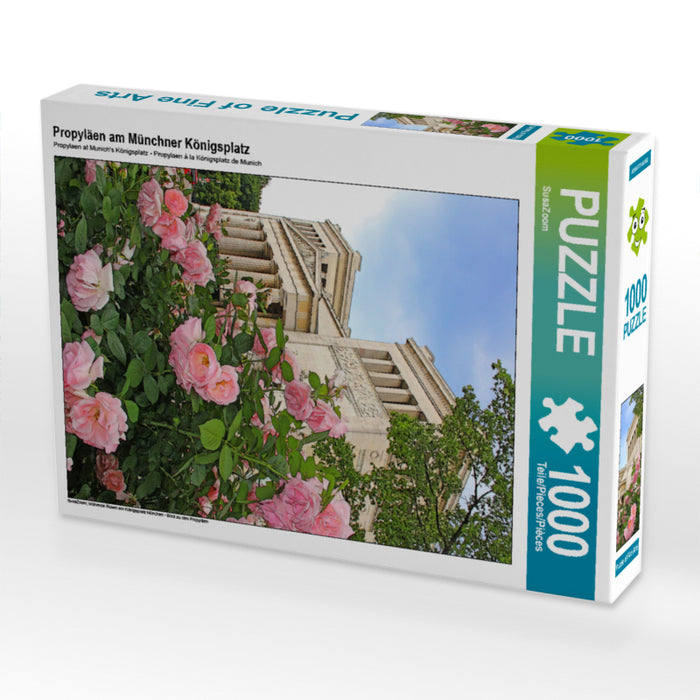 Propyläen am Münchner Königsplatz 1000 Teile Puzzle hoch - CALVENDO Foto-Puzzle'