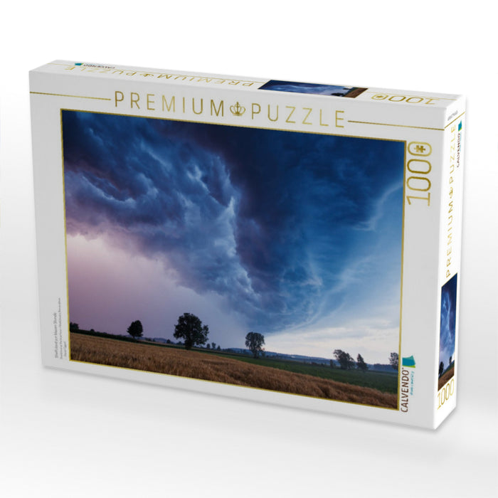 Shelfcloud zur blauen Stunde - CALVENDO Foto-Puzzle'
