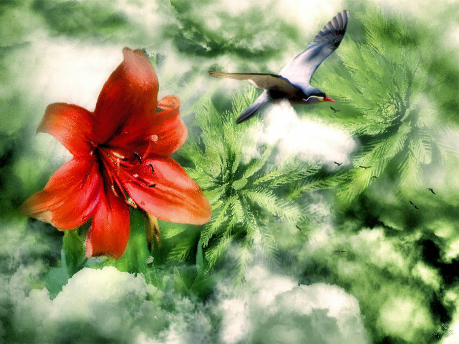 Lilie Fire King - CALVENDO Foto-Puzzle'