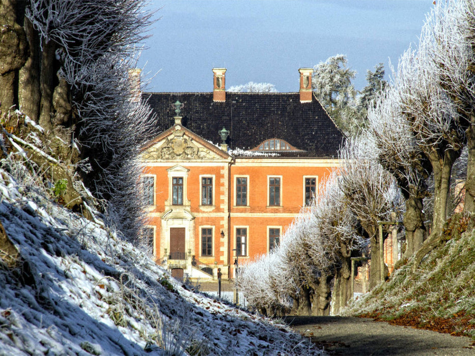 Winter in Schloss Bothmer im Klützer Winkel - CALVENDO Foto-Puzzle'