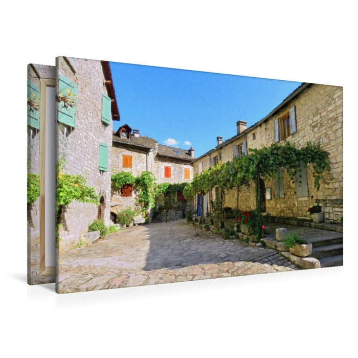 Premium Textil-Leinwand Sainte-Enimie