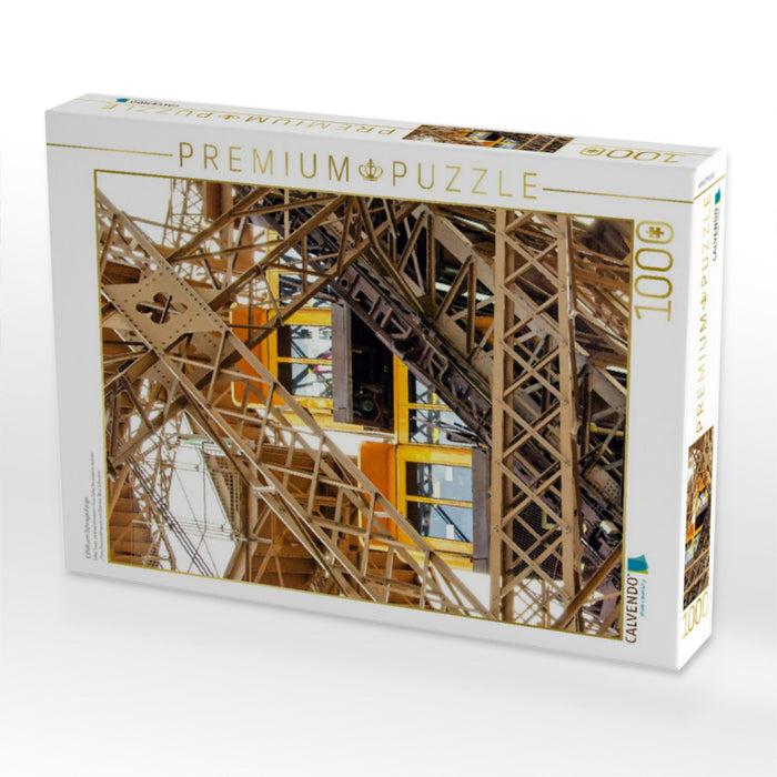 Eiffelturm Schrägaufzüge - CALVENDO Foto-Puzzle'