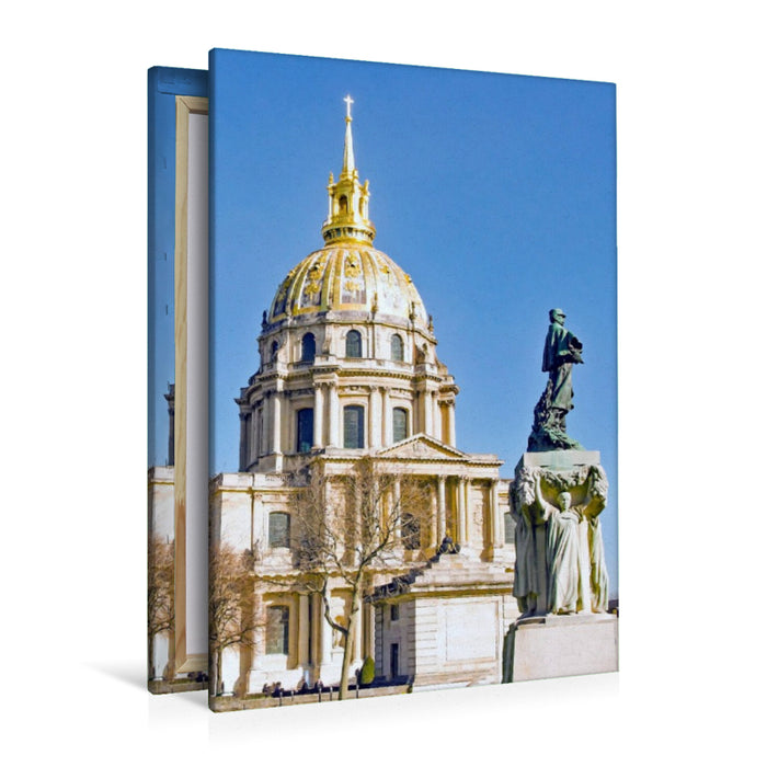 Premium Textil-Leinwand Invalidendom