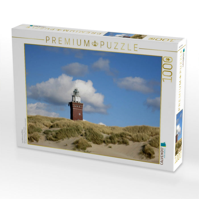Leuchtturm und Düne - CALVENDO Foto-Puzzle'
