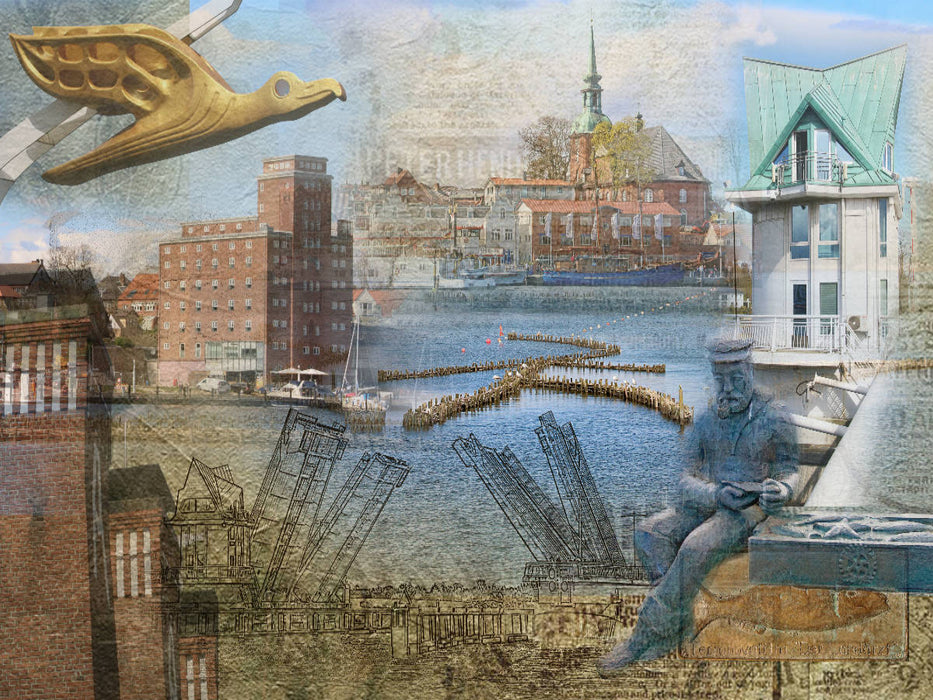 Kappeln - Zwischen Ostsee und Schlei - CALVENDO Foto-Puzzle'