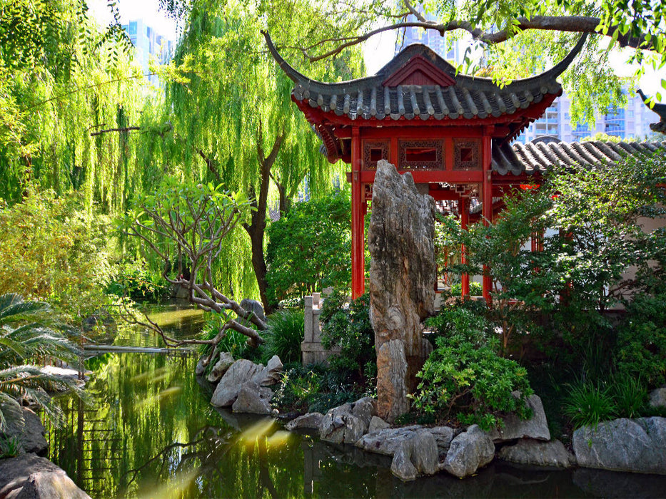 Chinesischer Garten - CALVENDO Foto-Puzzle'
