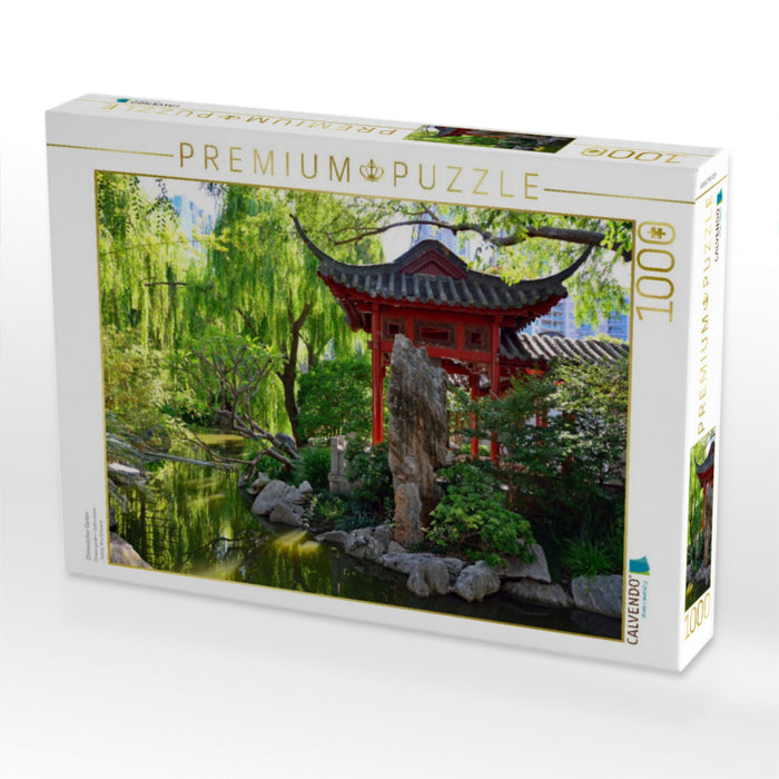 Chinesischer Garten - CALVENDO Foto-Puzzle'