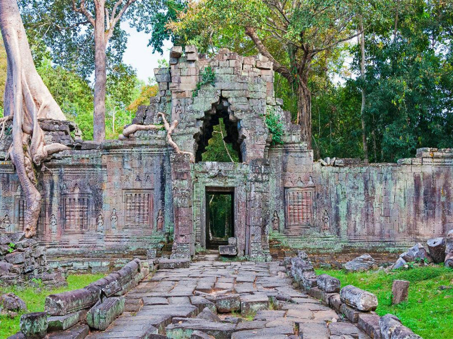 Preah Khan Tempel, Angkor - CALVENDO Foto-Puzzle'