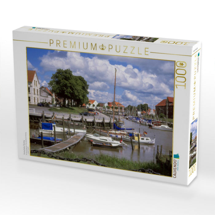 Fischerhafen Tönning - CALVENDO Foto-Puzzle'