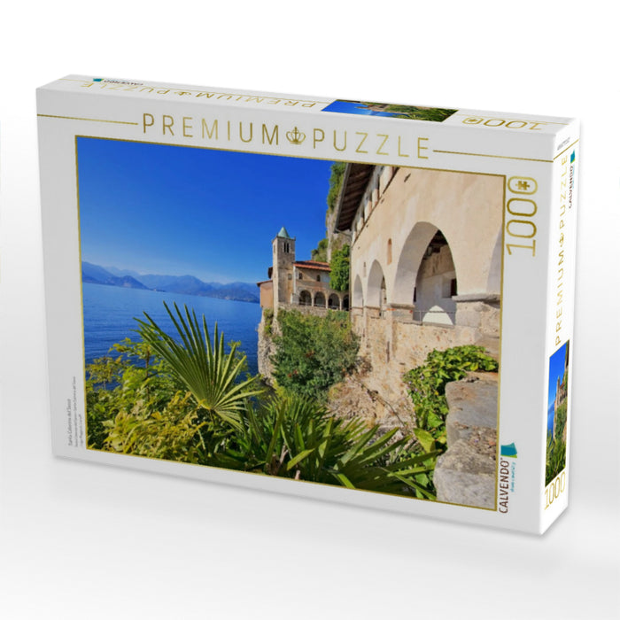 Santa Caterina del Sasso - CALVENDO Foto-Puzzle'